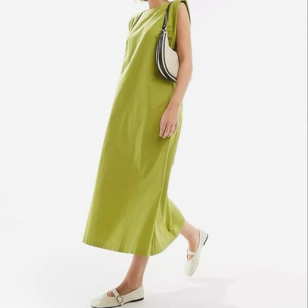 sleeveless cotton casual maxi dress